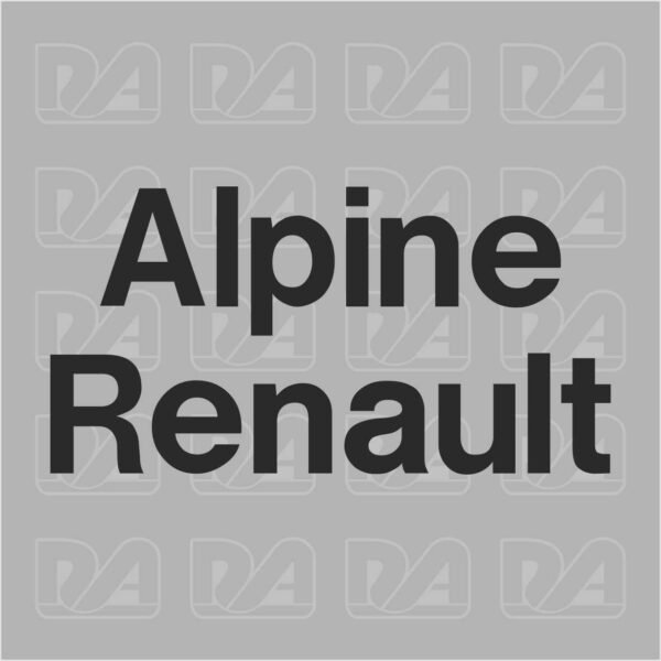 alpine renault