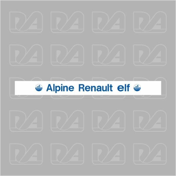 alpine renault elf