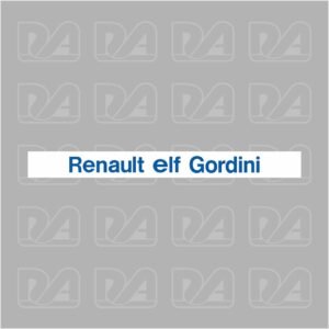 RENAULT ELF GORDINI